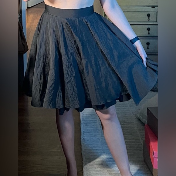 Ioanna Kourbela Gray Full Skirt Size Small - Picture 13 of 16